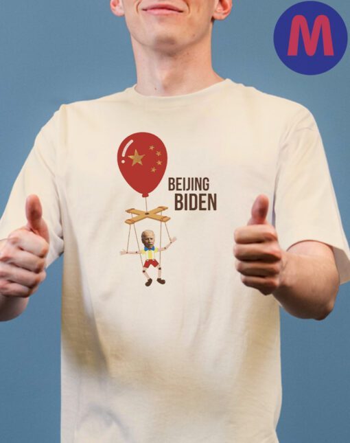 Beijing Biden White Cotton T-Shirts