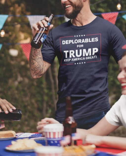 Deplorables For Trump 2024 Keep America Great T-Shirt