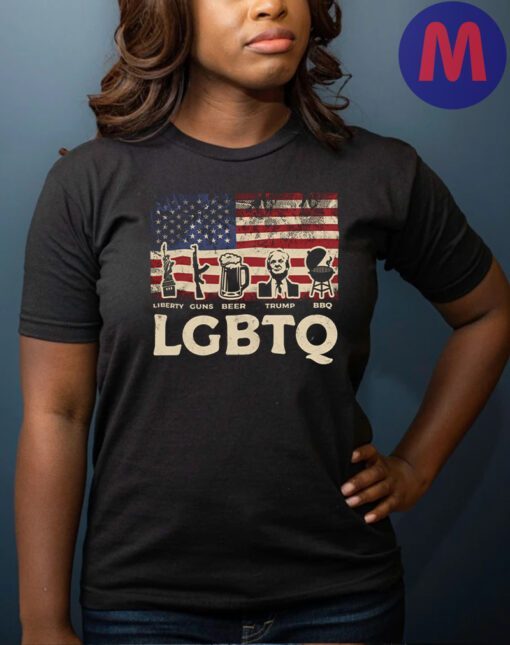 LGBTQ Pride Shirt Trump 2024