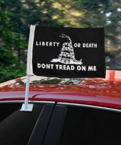 Liberty Or Death Gadsden Car Flag