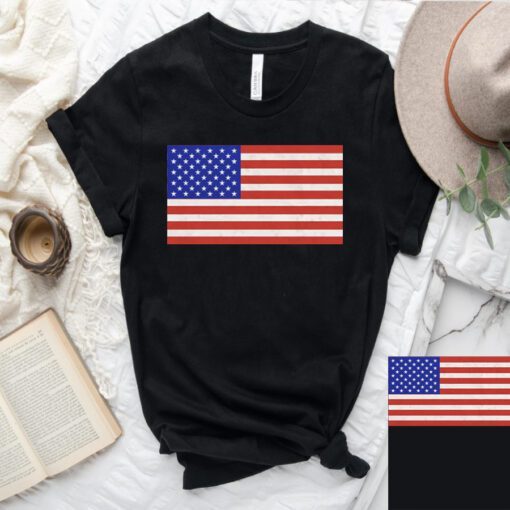 Navy American Flag T-Shirts