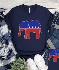 Navy Elephant Shirt