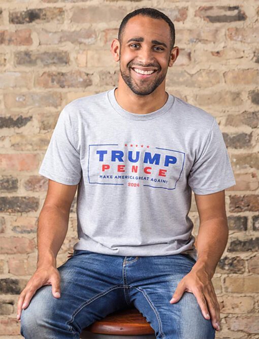 Official Trump-Pence 2024 Tee - Grey