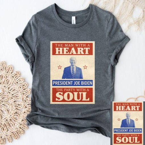 The Man With A Heart T-Shirts