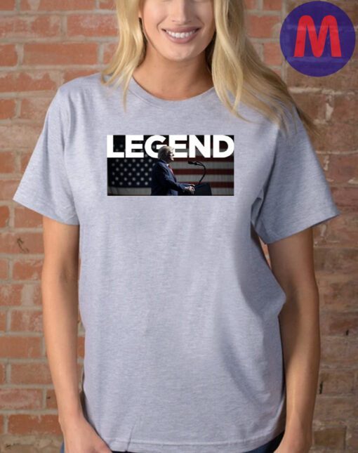 Trump 2024 Legend Flag Cotton Shirt
