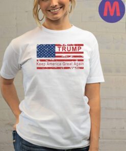 Trump American Flag Shirt, Keep America Great Again T-shirt