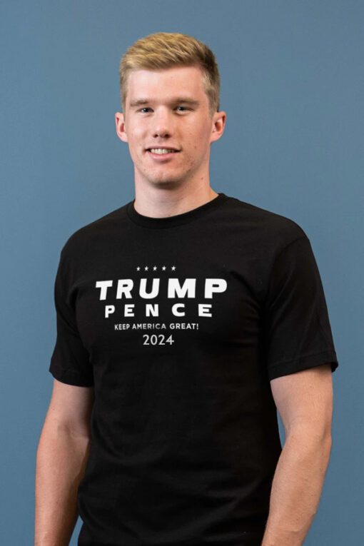 Trump-Pence 2024 T-Shirt - Black