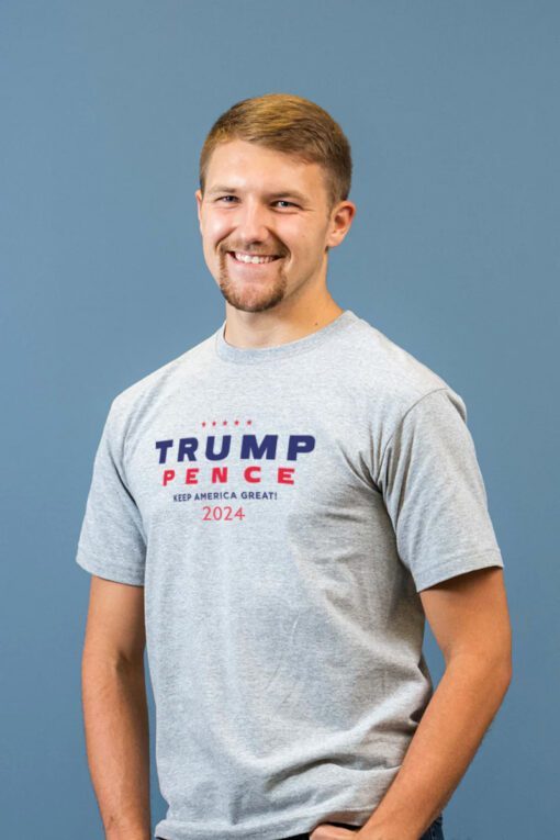 Trump-Pence 2024 T-Shirt - Grey