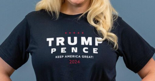 Trump-Pence 2024 T-Shirt - Navy