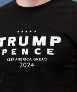 Trump-Pence 2024 T-Shirts - Black