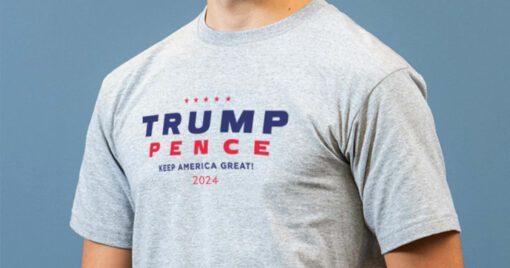 Trump-Pence 2024 T-Shirts - Grey