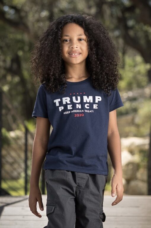 Trump-Pence 2024 Youth T-Shirt - Navy