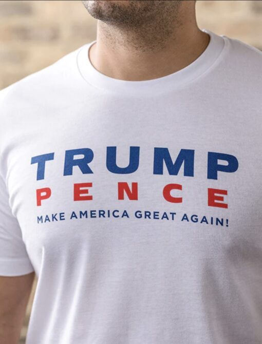 Trump-Pence Make America Great Again Tees - White