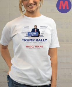 Waco TX Rally White Cotton T-Shirt