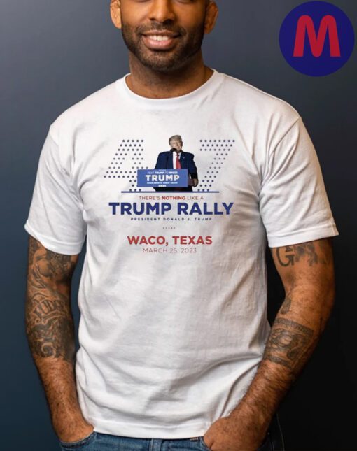 Waco TX Rally White Cotton T-Shirts