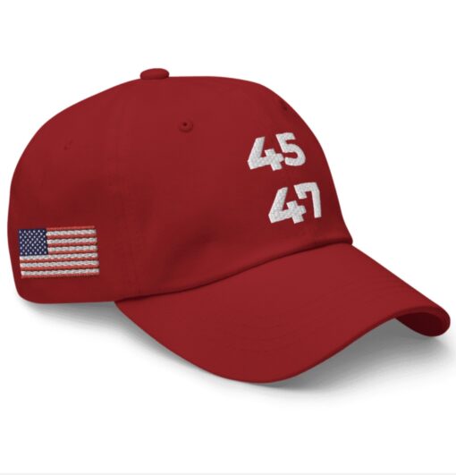 45 47 trump hat