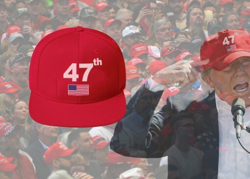 47th Hat - TRUMP 2024 Red Hat
