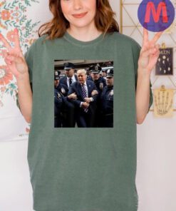 Donald Trump Getting Arrested Meme T-Shirts