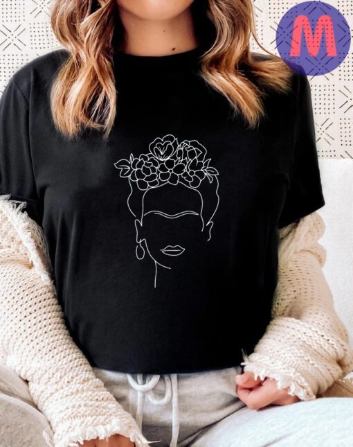 Frida Shirt, Frida Line Art Shirt