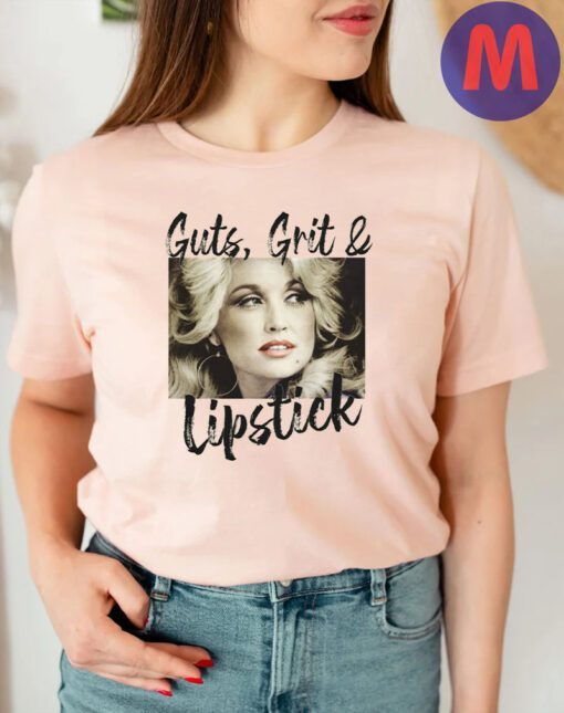 Gut, Grit and Lipstick Dolly T-Shirt