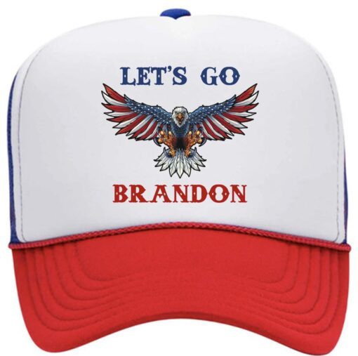 Let's Go Brandon Custom Trucker hat Biden Nascar American Trump 2024