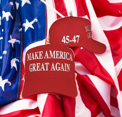 MAGA 47 Red Hats Embroidery