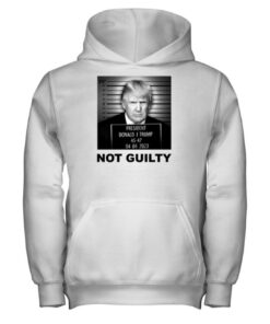 Official Trump Mugshot Not Guilty Hoodie