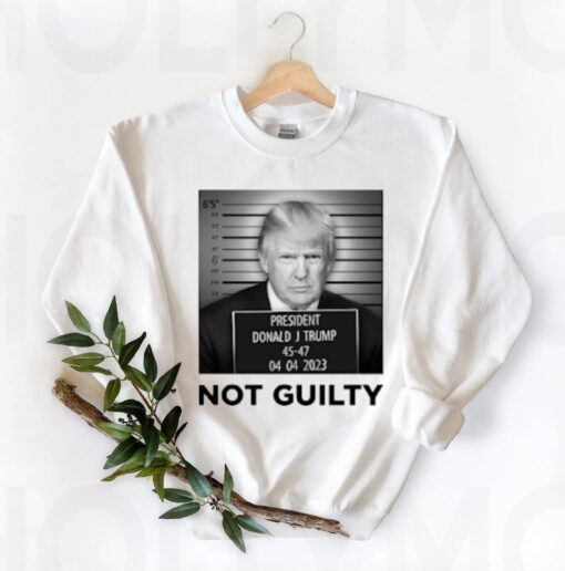 Official Trump Mugshot White Sweatshirt