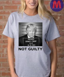 Official Trump Mugshot Women's White Cotton T-Shirts