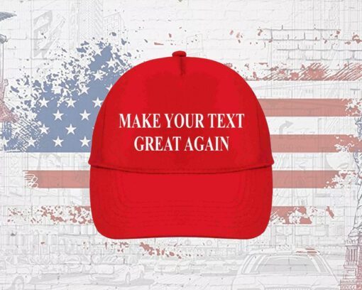 Personalised Trump Cap Embroidered MAGA Hat Make America Great Again Baseball Caps