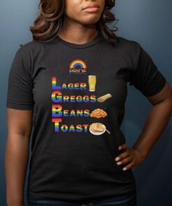 Pride lager greggs beans toast T-Shirt