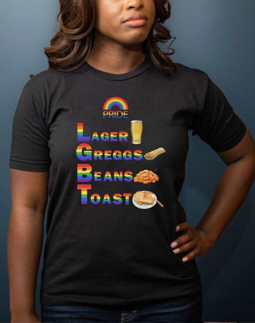 Pride lager greggs beans toast T-Shirt