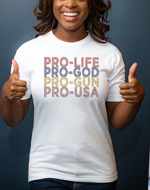 Pro Life Choose Life Conservative Republican 2024 T-Shirt