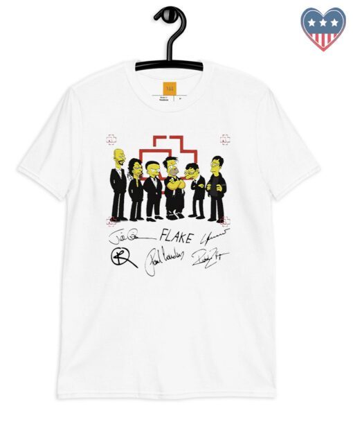Rammstein Simpsons Flake Signatures Shirt