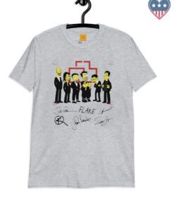 Rammstein Simpsons Flake Signatures T-Shirt