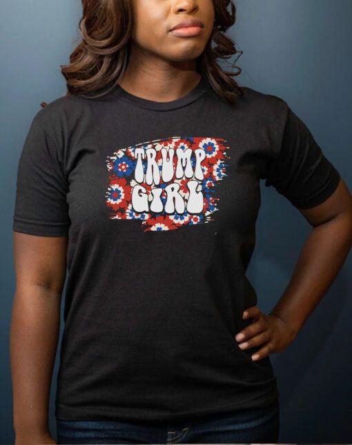 Retro Groovy Trump Girl 2024 T-Shirt