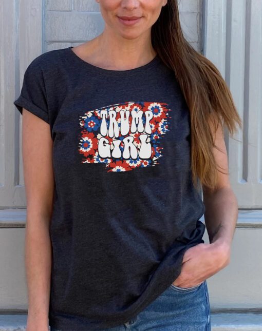 Retro Groovy Trump Girl 2024 T-Shirts