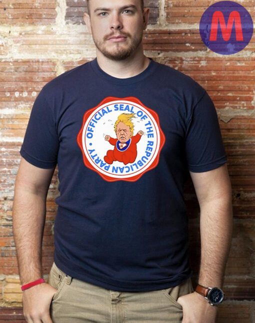 Seal of the republican party Trump baby shirt