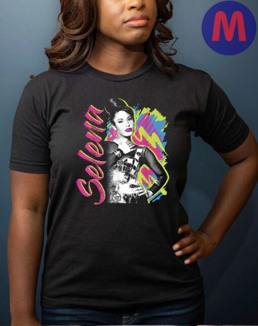 Selena Quintanilla - Selena Colorful Retro T-Shirts