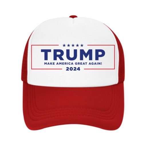 TRUMP Make America Great Again 2024 Trucker Hat red