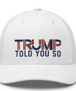 TRUMP TOLD YOU So, Funny Hat, Trump Hat