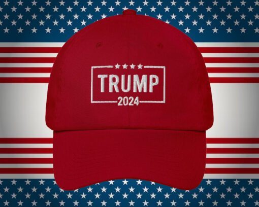 Trump 2024 Dad hat, Save America Hat red