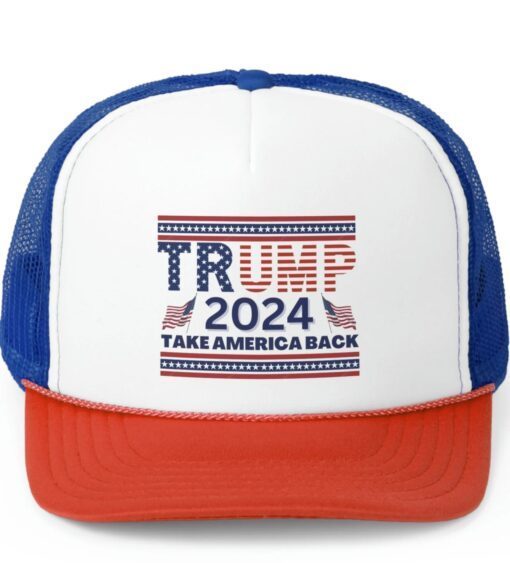 Trump 2024 Trucker Cap Take America Back Trucker Hat