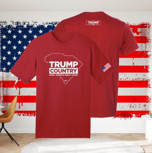 Trump Country-South Carolina Red Cotton T-Shirt