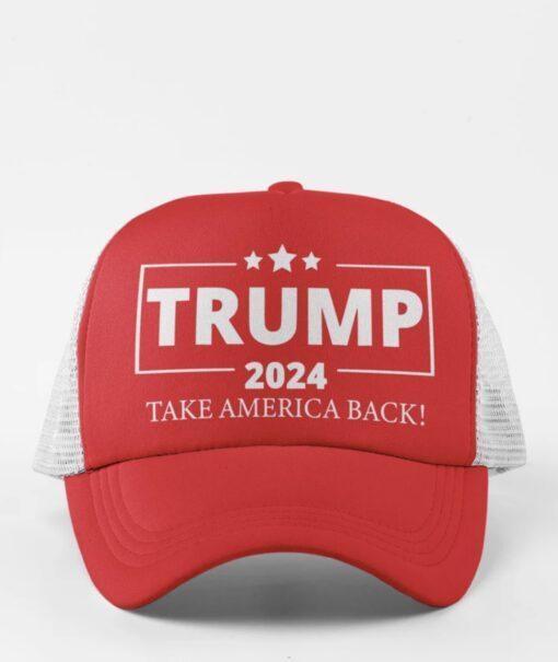 Trump2024 Trucker Hat Make America Great Again Take America Back