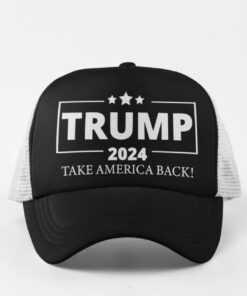 Trump2024 Trucker Hat Make America Great Again Take America Backs