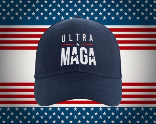 Ultra MAGA Hat For Men Women FJB USA Trump 2024 navy