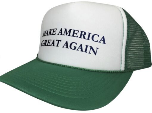 Make America Great Again Hat Trucker Mesh green