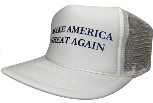 Make America Great Again Hat Trucker Mesh ưhite