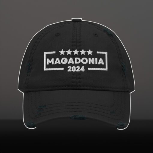 Magadonia 2024, Trump Supporter, Distressed Dad Hat